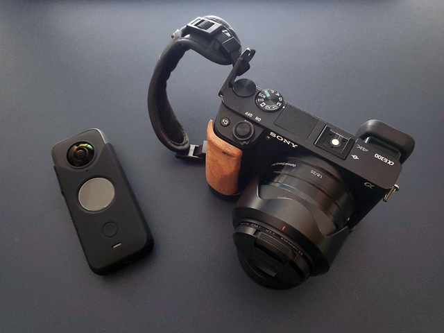 Insta360 ONE X2とα6300の二台体制