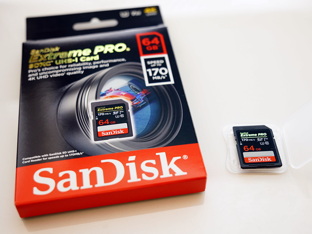 SanDisk Extreme Pro SDカード